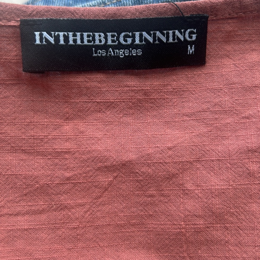 In The Beginning Skirt & Tie Front Shirt Set - Picture 6 of 7